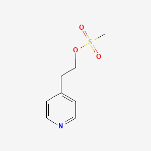 molecular formula C8H11NO3S B8289738 2-Pyridin-4-ylethyl methanesulfonate 