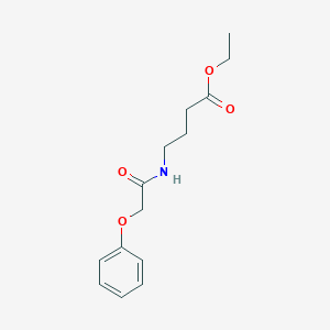 Ethyl 4-(1-oxo-2-phenoxyethylamino)butanoate