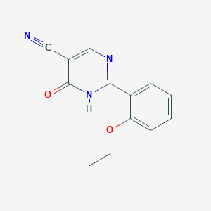 1,6-Dihydro-6-oxo-2-(2-ethoxyphenyl)pyrimidine-5-carbonitrile