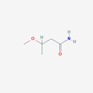 molecular formula C5H11NO2 B8289829 3-Methoxybutyric acid amide 