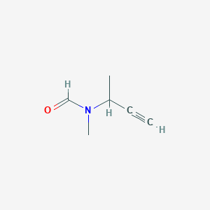molecular formula C6H9NO B8289858 N-Methyl-N-(1-methyl-prop-2-ynyl)-formamide 