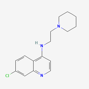 molecular formula C16H20ClN3 B8289924 (7-Chloro-quinolin-4-yl)-(2-piperidin-1-yl-ethyl)-amine 