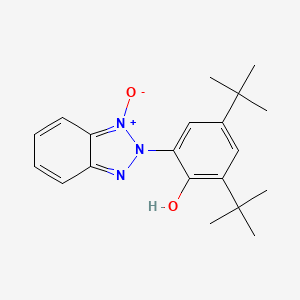 2,4-Di-tert-butyl-6-(1-oxo-2H-1lambda~5~,2,3-benzotriazol-2-yl)phenol