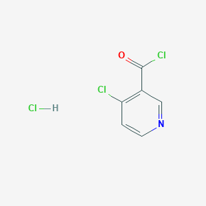 molecular formula C6H4Cl3NO B8289967 4-Chloronicotinoyl chloride hydrochloride 