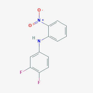 molecular formula C12H8F2N2O2 B8289982 3,4-difluoro-N-(2-nitrophenyl)aniline 