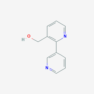 molecular formula C11H10N2O B8289993 2-(Pyridin-3-yl)pyridine-3-methanol 