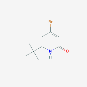 molecular formula C9H12BrNO B8290117 4-Bromo-6-tert-butylpyridine-2(1H)-one 