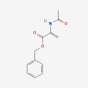 molecular formula C12H13NO3 B8290280 Benzyl 2-(acetylamino)acrylate 