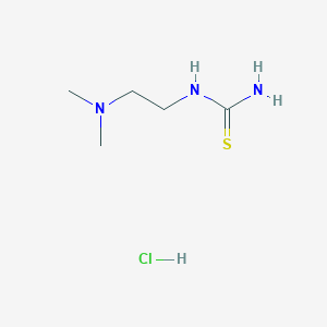 molecular formula C5H14ClN3S B8290292 Dimethylaminoethylthiourea hydrochloride 