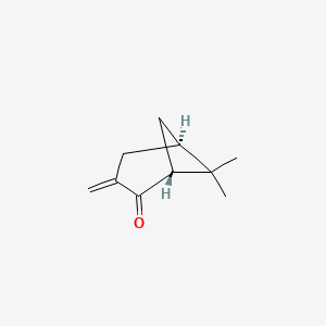 molecular formula C10H14O B8290323 (1R,5R)-7,7-Dimethyl-3-methylenebicyclo[3.1.1]heptan-2-one 