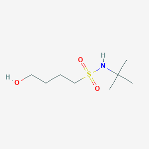 molecular formula C8H19NO3S B8290407 N-tert-butyl-4-hydroxybutanesulfonamide 
