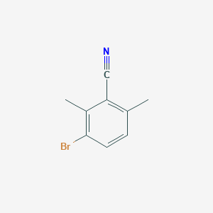 molecular formula C9H8BrN B8290576 3-Bromo-2,6-dimethylbenzonitrile 