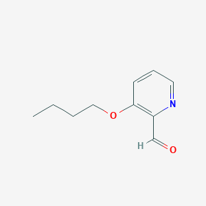 molecular formula C10H13NO2 B8290640 3-Butoxypyridine-2-carbaldehyde 