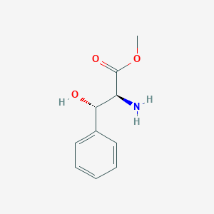 molecular formula C10H13NO3 B8290651 Methyl (2S,3S)-(+)-2-amino-3-hydroxy-3-phenylpropanoate 
