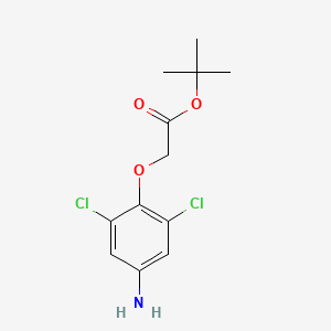 (4-Amino-2,6-dichloro-phenoxy)-acetic Acid Tert-butyl Ester