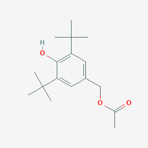 molecular formula C17H26O3 B082907 3,5-Di-tert-butyl-4-hydroxybenzyl acetate CAS No. 14387-17-8