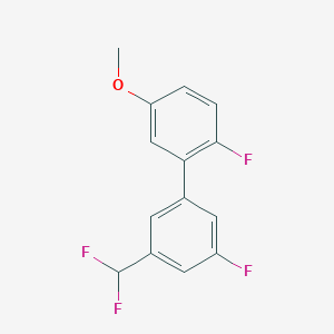 3'-(Difluoromethyl)-2,5'-difluoro-5-methoxybiphenyl