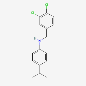 [(3,4-Dichlorophenyl)methyl](4-isopropylphenyl)amine