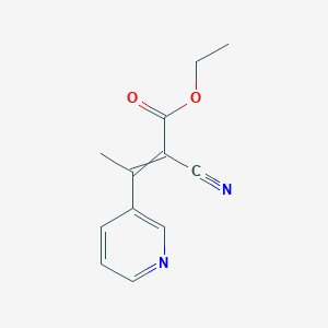 2-Cyano-3-pyridin-3-yl-but-2-enoic Acid Ethyl Ester