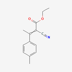 3-(4-Methylphenyl)-2-cyano-but-2-enoic acid ethyl ester