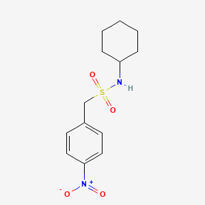N-Cyclohexyl-4-nitrobenzenemethanesulphonamide