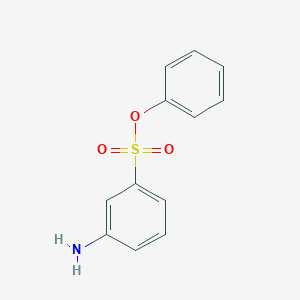 molecular formula C12H11NO3S B082909 Phenyl 3-aminobenzenesulfonate CAS No. 13653-18-4