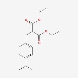 molecular formula C17H24O4 B8290905 Diethyl p-isopropylbenzylmalonate 
