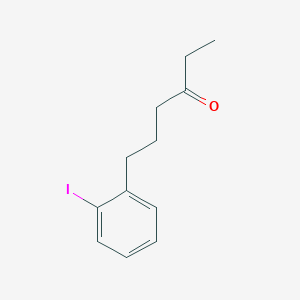 6-(2-Iodophenyl)-3-hexanone