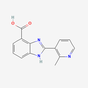 2-(2-methylpyridin-3-yl)-1H-benzo[d]imidazole-4-carboxylic acid