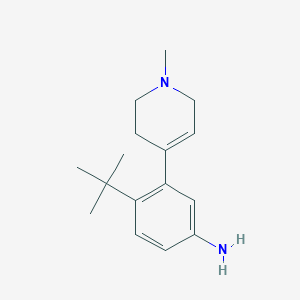4-Tert-butyl-3-(1-methyl-1,2,3,6-tetrahydropyridin-4-yl)aniline