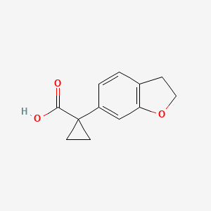 1-(2,3-Dihydrobenzofuran-6-yl)cyclopropanecarboxylic acid