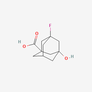 molecular formula C11H15FO3 B8291000 3-Fluoro-5-hydroxyadamantane-1-carboxylic acid 