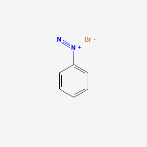 molecular formula C6H5BrN2 B8291046 Benzenediazonium bromide CAS No. 71290-63-6