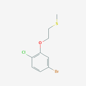 (2-(5-Bromo-2-chlorophenoxy)ethyl)(methyl)sulfane