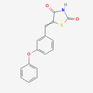 5-[(3-Phenoxyphenyl)methylidene]-1,3-thiazolidine-2,4-dione
