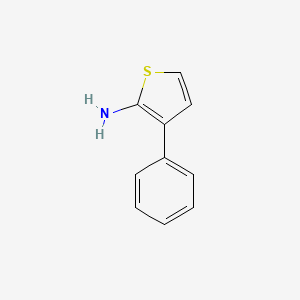 molecular formula C10H9NS B8291073 2-Amino-3-phenyl-thiophene CAS No. 183676-86-0