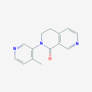 2-(4-methylpyridin-3-yl)-3,4-dihydro-2,7-naphthyridin-1(2H)-one