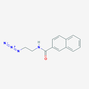 molecular formula C13H12N4O B8291166 N-(2-azidoethyl)-2-naphthamide 