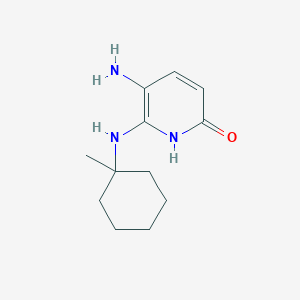 molecular formula C12H19N3O B8291174 5-Amino-6-(1-methylcyclohexylamino)pyridin-2-ol 