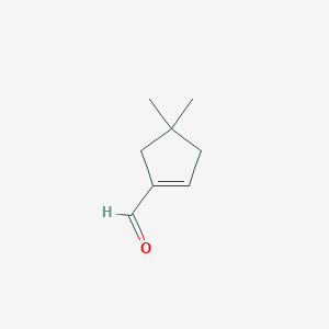 4,4-Dimethyl-1-cyclopentene-1-carbaldehyde