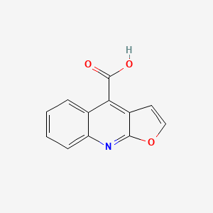 molecular formula C12H7NO3 B8291193 Furo[2,3-b]quinoline-4-carboxylic acid 