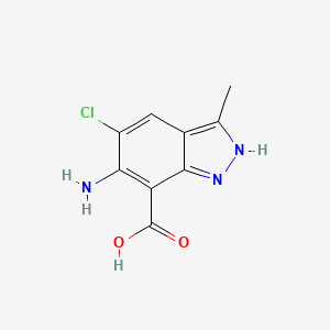 6-amino-5-chloro-3-methyl-1H-indazole-7-carboxylic acid