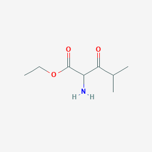 Ethyl 2-amino-4-methyl-3-oxopentanoate