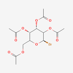 molecular formula C14H19BrO9 B8291436 1-Bromo-2,3,4,6-tetra-O-acetyl-alpha-D-galactopyranoside 