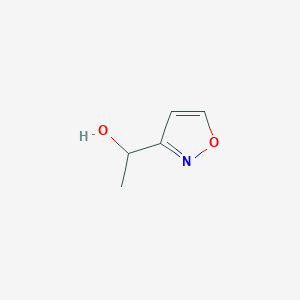 molecular formula C5H7NO2 B8291510 1-Isoxazol-3-ylethanol 