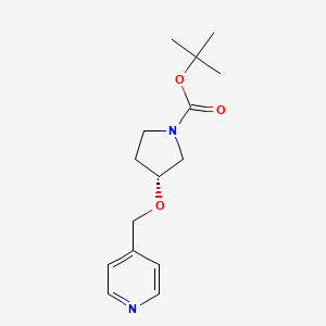 (R)-tert-butyl 3-(pyridin-4-ylmethoxy)pyrrolidine-1-carboxylate