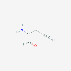 molecular formula C5H7NO B8291585 2-Propargyl-aminoacetaldehyde 