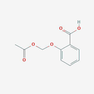 molecular formula C10H10O5 B8291603 2-Acetoxymethoxy-benzoic acid 