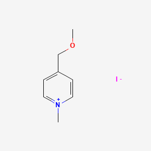 molecular formula C8H12INO B8291648 4-Methoxymethyl-1-methyl-pyridinium iodide 