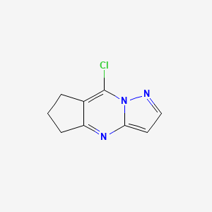 8-Chloro-6,7-dihydro-5H-1,4,8a-triaza-s-indacene